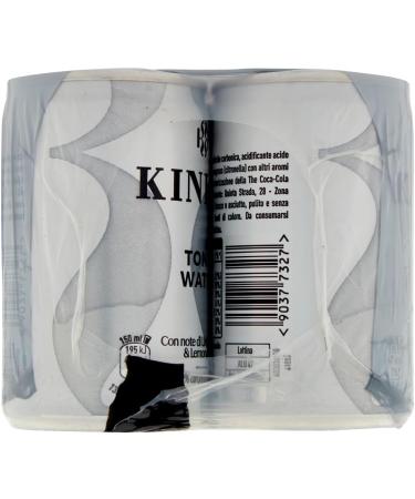 Kinley Tonic Water Pack of 48 mini disposable cans of 150 ml of carbonated drink with an intense and refreshing taste + Polpa di Pomodoro Italian Gourmet Polpa di Pomodoro 400 g - Buy Online on GoSupps.com