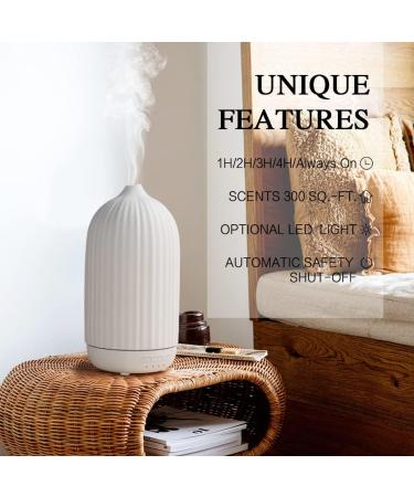 Buy Essential Oil Diffuser for Large Rooms - 100ML Aromatherapy Ceramic Diffuser with Timers Night Lights & Auto Off - Home & Office Humidifier - Buy Online on GoSupps.com