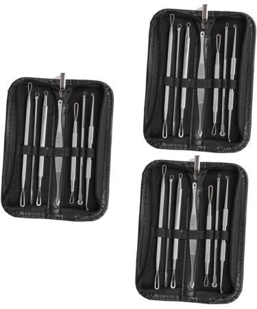 FOMIYES 21 Pcs Tools Blackhead Removal Tool Extractor 7 Piece Set Stainless Steel 1 count (Pack of 1) - Buy Online on GoSupps.com