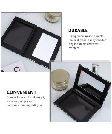Lurrose Empty Eyeshadow Palette - Curly Tablet Makeup Container for DIY Cosmetics & Lipstick | Magnetized Sub-Package for Women - Buy Online on GoSupps.com