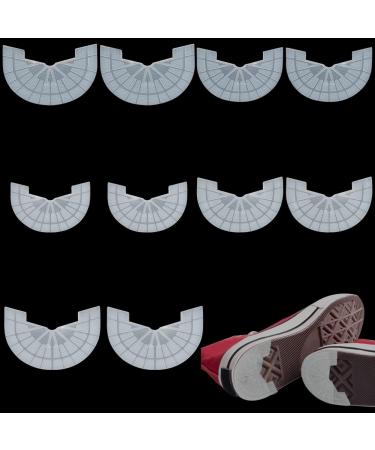 PH PandaHall 5 Pairs Shoes Heel Protector  5 Sizes White Non-Skid Rubber Shoes Pad Grip Self-Adhesive Sole Drag Pad Repair Plates Noise Reduction Shoe Grips for Men and Women Sneakers Slippers - Buy Online on GoSupps.com