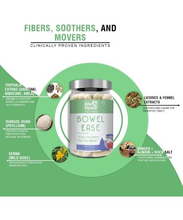 iMeMyself Bowel Ease 30 Plant-Based Capsules | Gentle Bowel Support with Herbal Extracts & Vitamins - Buy Online on GoSupps.com