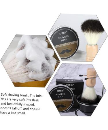 Frcolor Shaving Foam Shell Set - 2 Razor Brushes & Metal Stands for Perfect Face Shaving | Body Care Essentials - Buy Online on GoSupps.com