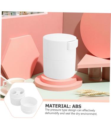 FRCOLOR 2 Pcs Lash Storage - Lash Glue Tank & Extension Supplies - Eyelash Glue Jar & Holder Case - White Cosmetic Organizer for Eyelash Extensions - Buy Online on GoSupps.com