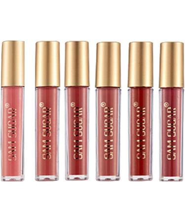  Sloane 6 matte non-stick waterproof liquid lipsticks for women natural oil-free makeup by Sloane - Buy Online on GoSupps.com