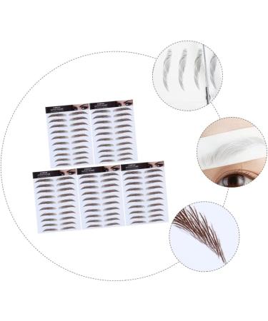 MAGICLULU 10 Pcs Eyebrow Stickers Makeup Eyebrow Sticker Tool Water Proof Water Transfer Paper with Soy Ink 6d - Buy Online on GoSupps.com