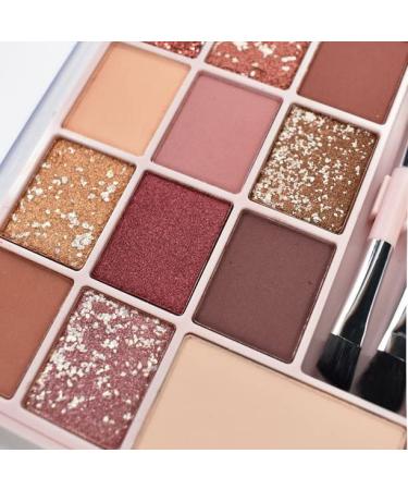 Hard Candy Eyeshadow Palette - Blushful Nudes with 15 Shadows, Mattes & Shimmers - Buy Online on GoSupps.com