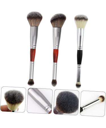 Baluue 3pcs Double-ended Makeup Brush Makeup Accessories Double- Head Eyeshadow Stick Wooden Handle - Buy Online on GoSupps.com