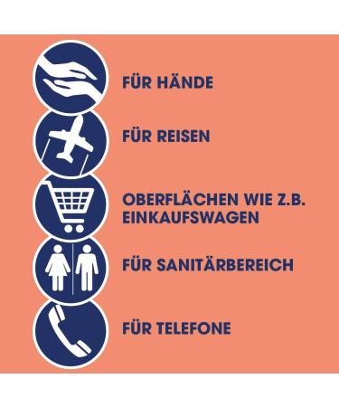 Sagrotan 2in1 Disinfection Towels - Lemon Blossom Fragrance - 30 Towels (2-Pack) for Hands & Surfaces - Hygienic Cleaning Solution - Buy Online on GoSupps.com