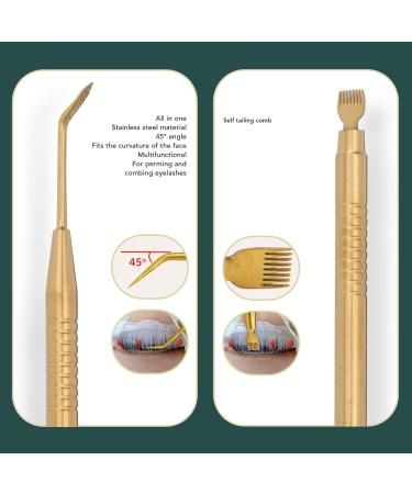 3PCS Lash Kit - Eyelash Separator Tint Tool & Tail Comb for Perfect Perming & Makeup | International Shipping - Buy Online on GoSupps.com