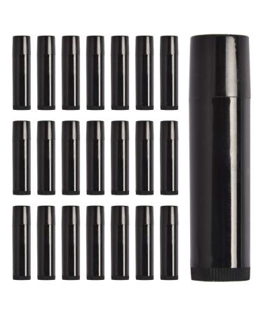 50 pieces empty lipstick sleeves black empty lip balm sleeves 5G ointment tube container diy lips balm tubes container homemade lip balm with cap