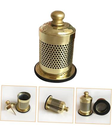 Gleavi 2 Series Moxibustion Box - Copper Golden Moxa Burner & Holder Set - Household Air Purifiers - 2pcs (8x5.7cm) for Healing & Wellness - Buy Online on GoSupps.com