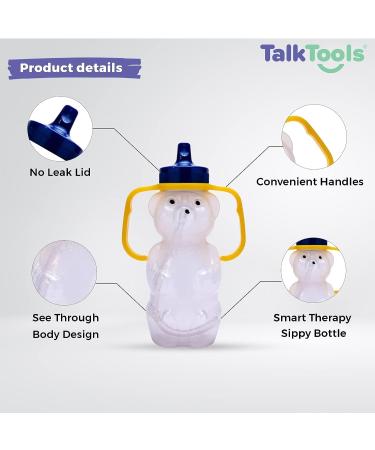 TalkTools® Honey Bear Straw Drinking Cup – Special Needs Essentials
