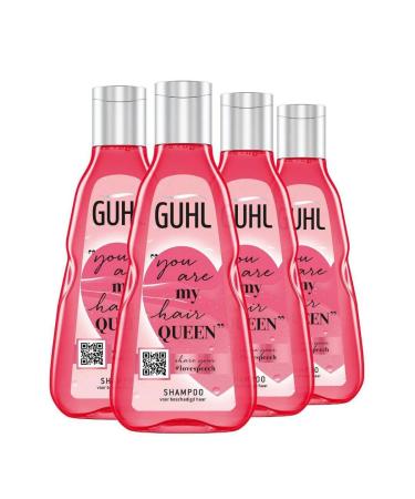 Guhl Guhl Love Speech Shampoo for Damaged Hair 250ml - 4 Pack