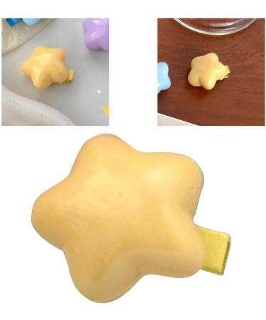 Cute Star Hair Clip for Women and Girls Strong Hold en and Girls Strong Hold Hair Styling Clip Yellowrable Multifunctional Comfortable Fashion Trend - Buy Online on GoSupps.com