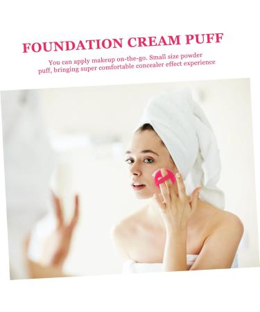 Angoily 2boxes Powder Puff Makeup Sponge Mineral Powder Pad Face Sponge Face Foundation Puffs Make up Sponges for Face Wet Powder Pads Plastic Abs Soft Fur Cotton Pad Travel - Buy Online on GoSupps.com