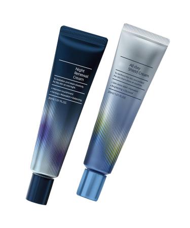 Brightening Skin Cream | Day Cream Set | Rejuvinating Night Cream | Skin Renewal Nutrient | Daily Skincare Regimen | Nourishing Day Creams | Revitalizing Night Creams for Face