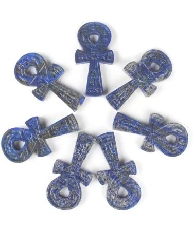 Natural Crystal Rough Natural Lapis Lazuli Cross Pink Crystal Citrine Opal Goddess Statue Carving Woman Symbolic Talisman Stones Reiki Gift - Buy Online on GoSupps.com