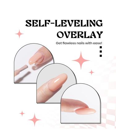 60ml Gel Nail Kit - Neutral Skin Tone Apex Builder Base & Top Coat Set | UV LED Cured Self-Leveling & Soak Off | International Shipping - Buy Online on GoSupps.com