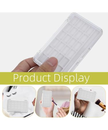 Vaguelly 3 Pi ces Palette de Maquillage Vide Rechargeable avec Compartiments Transparents Bo te Compacte pour Ombres Paupi res et Blush Rangement Pratique pour Voyageuses - Buy Online on GoSupps.com