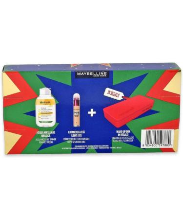  Maybelline Maybelline Women's Gift Set: Eraser Concealer Eta 01 and Garnier Biphasic Micellar Water 100ml with Pouch - Buy Online on GoSupps.com