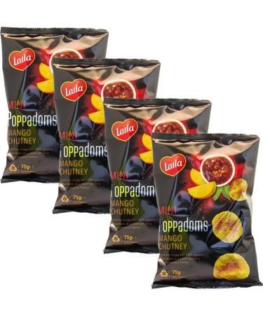 Mango Chutney Poppadoms 75g (04 Bags) - Buy Online on GoSupps.com