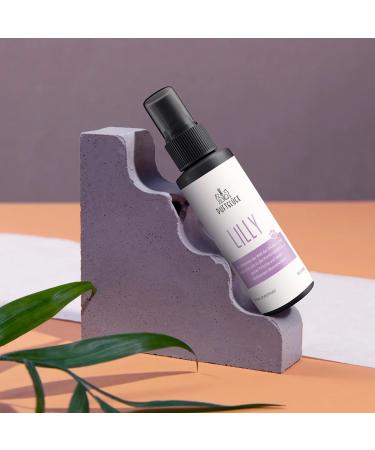 Natural Odor Neutralizer Space Spray - Fragrance Happiness Lilly | Vegan & Cruelty-Free | Lavender & Bergamot | 60g Made in Germany - Buy Online on GoSupps.com