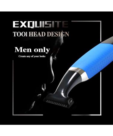 KEMEI Electric Razor & Beard Trimmer - Waterproof Cordless USB Rechargeable Groomer for Men & Women - Eyebrow Beard Facial & Body Hair Removal - Blue - Buy Online on GoSupps.com