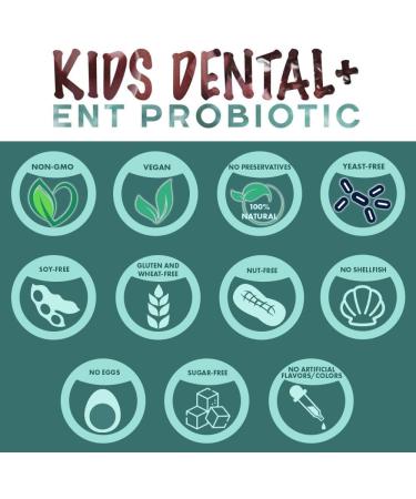 Replenish the Good Children's Dental Probiotic Chewables - Digestive & Immune Support - Oral Probiotics for Healthy Teeth and Gums Bad Breath & ENT Support - Cherry-Pomegranate Flavor (60 Count) - Buy Online on GoSupps.com