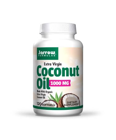 Jarrow Formulas Coconut Oil Extra Virgin 1000 mg 120 Softgels