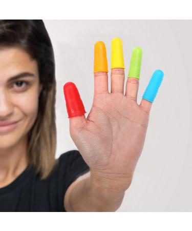 VILLCASE 15pcs Hot Glue Finger Protectors - Non-Slip Silicone Finger Sleeves for Crochet & Crafting - Buy Online on GoSupps.com