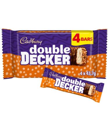 Cadbury Cadbury Pack of 4 Double Layer Chocolate Bars 174.8g