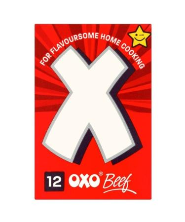 OXO Stock Cubes Beef (12x6g) - Pack of 2