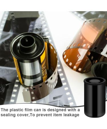 PHCOZY 20 Pcs Black Plastic Canisters - Ideal for Scientific Storage Treasure Hunting & Film Canisters with Lids - International Shipping Available - Buy Online on GoSupps.com
