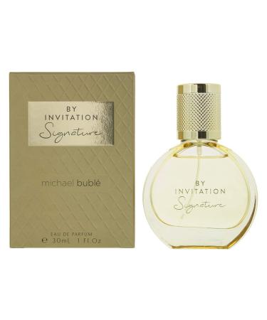 By Invitation Signature from Michael Bubl Fragrances 1 Fl Oz | Women s Perfume | Bergamot Jasmine Vanilla Perfume | Eau de Parfum | Gift for Women | Vegan & Cruelty Free 1 Fl Oz (Pack of 1)