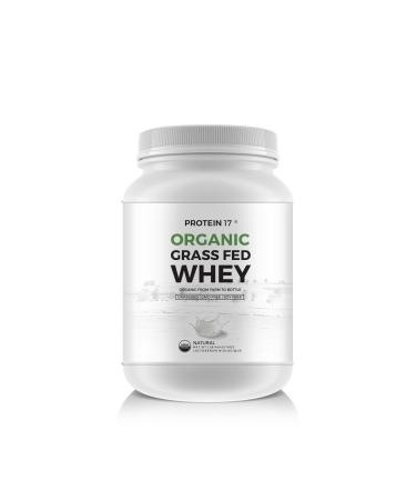Protein 17 New and Unique The Ultimate Organic, Grass-Fed Whey Protein, Delicious Natural, 16 Ounce