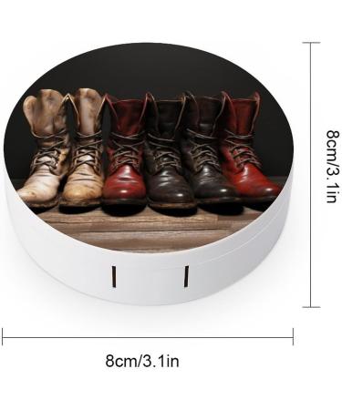 Portable Leather Contact Lens Case - Stylish Travel Storage Box for Contact Lenses - Buy Online on GoSupps.com