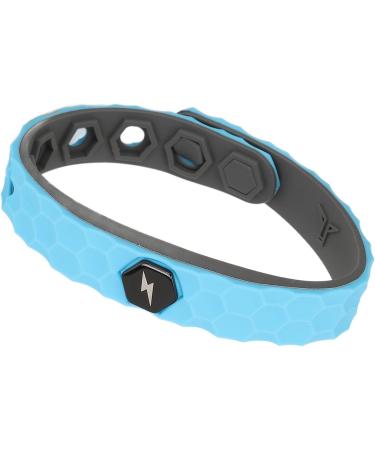 Sky Blue Balance Bracelet for Active Lifestyle - Waterproof Lightweight Silicone Sports Bracelet for Teenage Girls - Prevents Static Charge - Buy Online on GoSupps.com