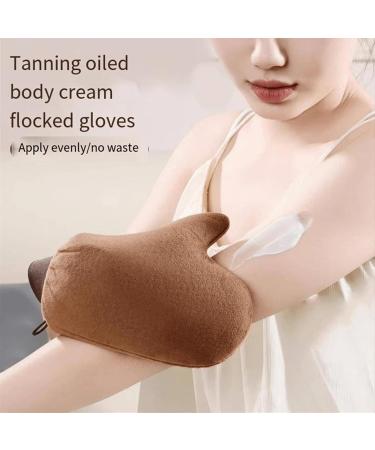 Tanner Mitt Self Tanning Mitt | Tan Lotion Applicator with Elastic Wrist Sunless Body Tanner Spray and Mousse Applicator for Women Girls Girls Place Camping Picnic Cycling Sports - Buy Online on GoSupps.com