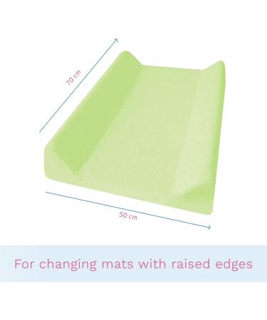 Baby Changing Mat Terry Cover for 70x50 cm Nappy Changer with Raised Edges (Green) - Buy Online on GoSupps.com