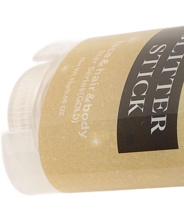 Gold Holographic Body Glitter Stick - Face & Hair Glitter Gel Makeup | Sparkling Sequins 0.6oz - Easy Application for Eyes & Lips - Buy Online on GoSupps.com