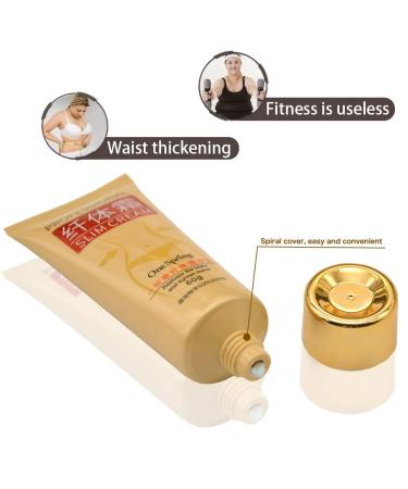 Professional Body Massage Cream - Natural Cellulite Slimming & Firming Cream for Waist Belly & Buttocks - Fast Fat Burning Formula for Men & Women (60ml) - Buy Online on GoSupps.com