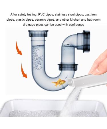 BOKIOESDE Clog Remover Fast Pipeline Purification And Deodorization Effectively Decomposing Organic Substances Such As Hair Oil - Buy Online on GoSupps.com