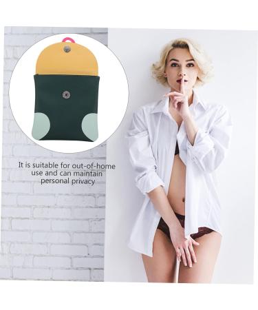 Beaupretty Women's Bandage Storage Bag | Compact Winding Bag with Hidden Pocket for Menstrual Pads - 13.5x12x1cm - Buy Online on GoSupps.com