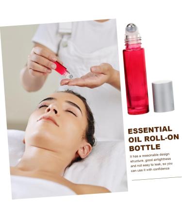 FRCOLOR 10-Pack 30ml Roller Bottles for Essential Oils - Glass Ball Massage Bottles - Perfect for Packaging & Sub-Packaging - Buy Online on GoSupps.com