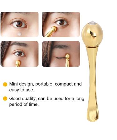 Zinc Alloy Eye Roller Spoon | Anti-Wrinkle Massage Stick | Reduces Fatigue & Puffiness | 1Pcs Metal Face Roller Tool - Buy Online on GoSupps.com