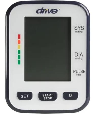 Drive Medical Deluxe Automatic Blood Pressure Monitor - White, Upper Arm - Buy Online on GoSupps.com