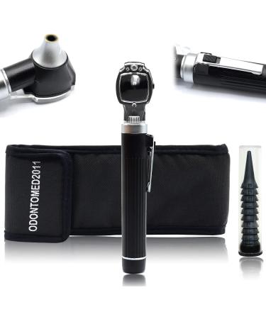 OdontoMed2011 - Otoscope Mini for Educational and Personal Use - Ideal for Medical and Nurse Students Paramedics EMT and Personal Use Black Color