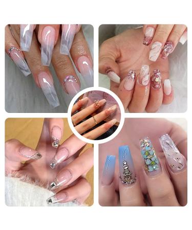 Lofuanna Acrylic Powder for Nails - 120g / 4.2 Oz - Professional Builder in Pink Nude & Clear - Perfect for Gel Nail Art - Buy Online on GoSupps.com