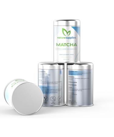 Matcha Green Tea Powder | Macha Japanese Ceremonial Grade from Uji Kyoto First Harvest Stone-Ground AAAAA Certified Natural Energy & Focus Vegan Detox Superdrink | Naturesupplies (100g) 100.00 g (Pack of 1) - Buy Online on GoSupps.com